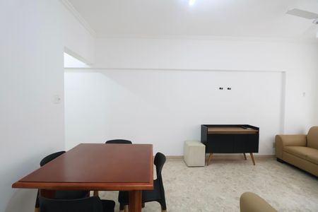 Sala de apartamento para alugar com 1 quarto, 58m² em Barra Funda, Guarujá