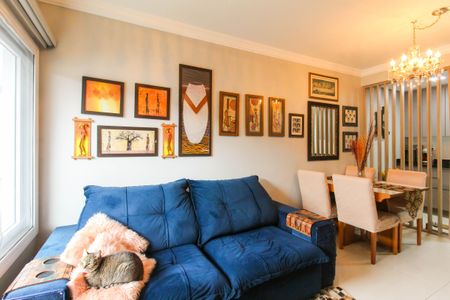 Sala de casa de condomínio à venda com 3 quartos, 131m² em Niterói, Canoas