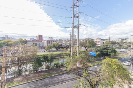 Vista da Sala de apartamento à venda com 1 quarto, 86m² em Azenha, Porto Alegre