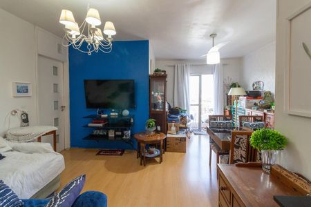 Sala de apartamento à venda com 2 quartos, 77m² em Vila Indiana, São Paulo