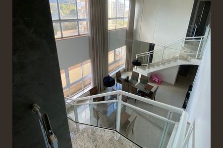 Sala de apartamento à venda com 3 quartos, 120m² em Lagoa dos Ingleses, Nova Lima