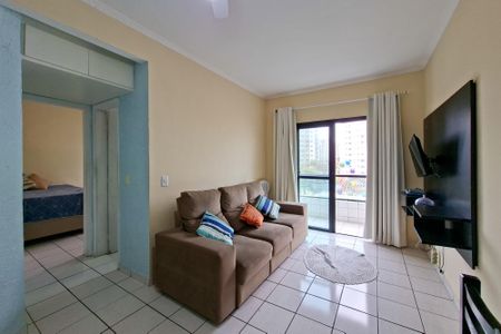 Sala de apartamento para alugar com 1 quarto, 50m² em Vila Assuncao, Praia Grande