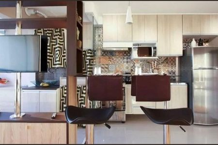 Varanda Gourmet de kitnet/studio à venda com 1 quarto, 40m² em Cambuci, São Paulo