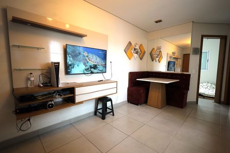 Sala 1 de apartamento para alugar com 2 quartos, 84m² em Vila Homero Thon, Santo André