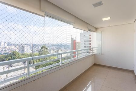 Varanda da sala de apartamento à venda com 3 quartos, 105m² em Centro, Diadema