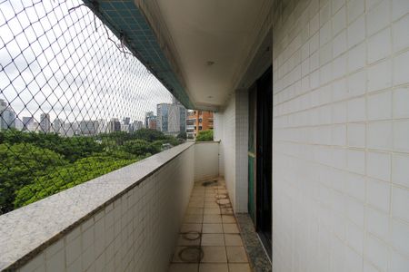 Varanda da Sala de apartamento à venda com 5 quartos, 280m² em Butantã, São Paulo