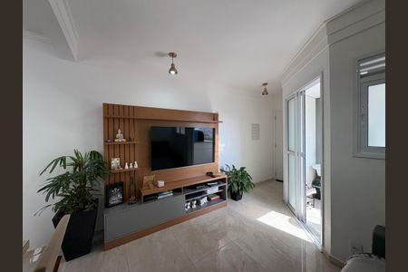 Sala de apartamento à venda com 2 quartos, 54m² em Jardim, Santo André