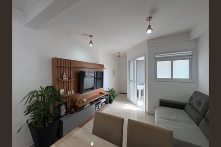 Sala de apartamento à venda com 2 quartos, 54m² em Jardim, Santo André