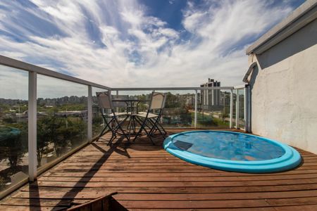Varanda da Sala de apartamento à venda com 2 quartos, 135m² em Agronomia, Porto Alegre