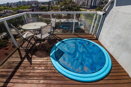 Varanda da Sala de apartamento à venda com 2 quartos, 135m² em Agronomia, Porto Alegre