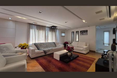 Sala de casa de condomínio à venda com 3 quartos, 470m² em Vila Gilda, Santo André