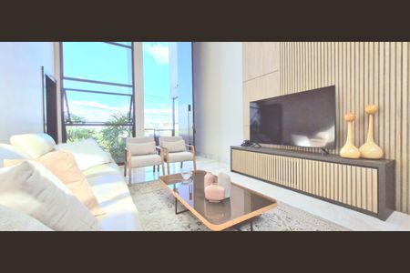 Sala de casa de condomínio à venda com 5 quartos, 363m² em Gran Royalle, Lagoa Santa