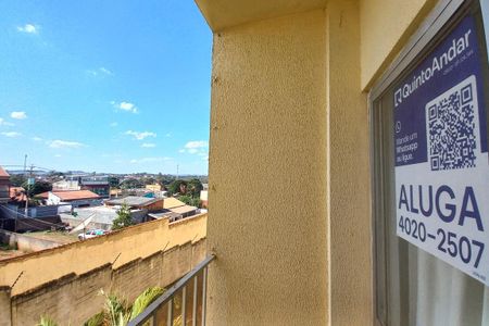 Varanda da sala de apartamento à venda com 2 quartos, 61m² em Jardim Andorinhas, Campinas