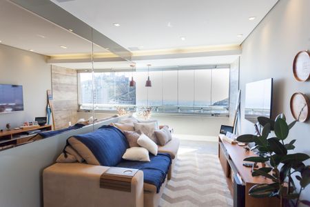 Sala de apartamento à venda com 2 quartos, 200m² em Vila da Serra, Nova Lima