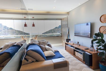 Sala de apartamento à venda com 2 quartos, 200m² em Vila da Serra, Nova Lima