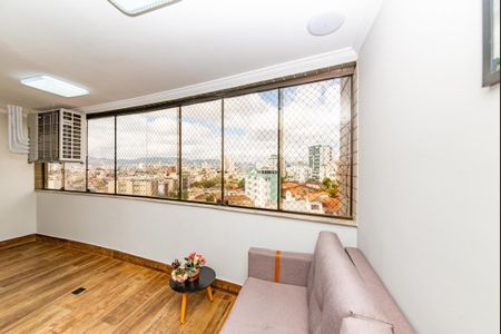 Varanda da Sala de apartamento para alugar com 3 quartos, 144m² em Alto Caiçaras, Belo Horizonte