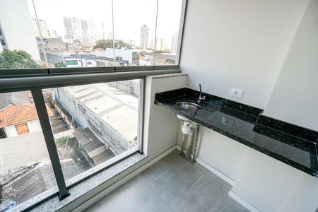Varanda da Sala de apartamento para alugar com 2 quartos, 45m² em Tatuapé, São Paulo