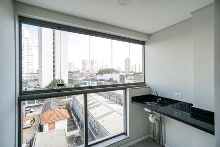 Varanda da Sala de apartamento para alugar com 2 quartos, 45m² em Tatuapé, São Paulo