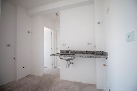 Cozinha de apartamento à venda com 1 quarto, 42m² em Jardim Casablanca, São Paulo