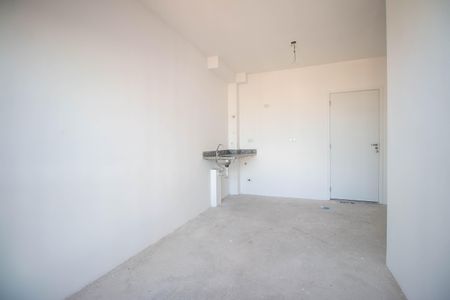 Sala/Cozinha de apartamento à venda com 1 quarto, 42m² em Jardim Casablanca, São Paulo