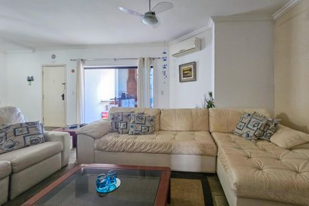 Sala de apartamento para alugar com 3 quartos, 314m² em Balneario Cidade Atlantica, Guarujá