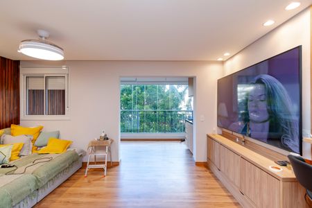 Sala de apartamento à venda com 2 quartos, 84m² em Alto da Boa Vista, São Paulo