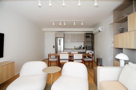 Sala de Estar de apartamento para alugar com 2 quartos, 85m² em Pinheiros, São Paulo