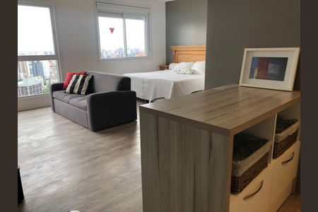 Sala de kitnet/studio para alugar com 1 quarto, 45m² em Petrópolis, Porto Alegre