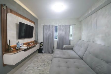 Sala de apartamento para alugar com 3 quartos, 110m² em Jardim Tejereba, Guarujá