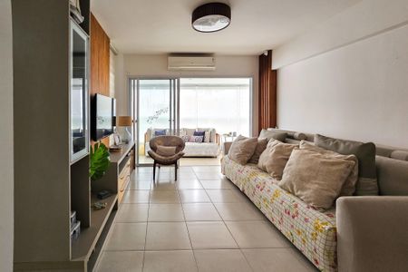 Sala de apartamento para alugar com 3 quartos, 145m² em Jardim das Conchas, Guarujá