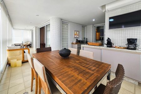 Sala de apartamento para alugar com 3 quartos, 145m² em Jardim das Conchas, Guarujá