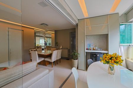 Varanda da Sala de apartamento à venda com 3 quartos, 113m² em Vila da Serra, Nova Lima