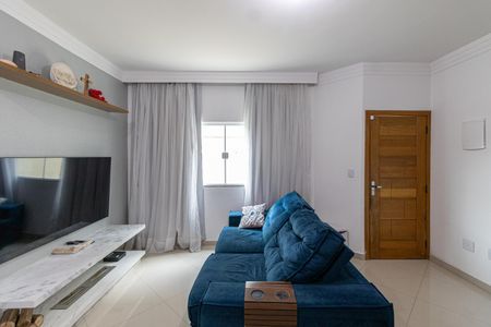 Sala de casa de condomínio à venda com 2 quartos, 70m² em Vila Dalila, São Paulo