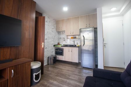 Sala de apartamento para alugar com 1 quarto, 37m² em Jardim das Acacias, São Paulo