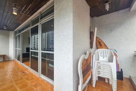 Varanda de apartamento para alugar com 3 quartos, 130m² em Centro, Guarujá