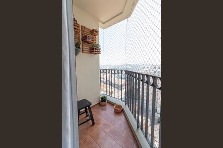 Sacada da Sala de apartamento à venda com 2 quartos, 57m² em Vila Polopoli, São Paulo