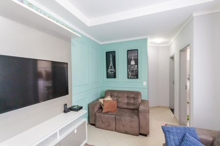 Sala de apartamento à venda com 3 quartos, 100m² em Jardim Santo Alberto, Santo André