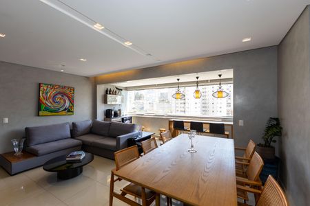 Sala Ampla de apartamento à venda com 3 quartos, 115m² em Vila da Serra, Nova Lima