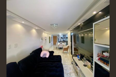 Sala de apartamento para alugar com 3 quartos, 129m² em Canto do Forte, Praia Grande