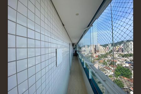 Varanda de apartamento para alugar com 3 quartos, 129m² em Canto do Forte, Praia Grande
