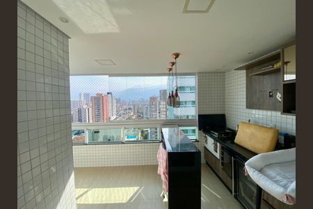 Varanda de apartamento para alugar com 3 quartos, 129m² em Canto do Forte, Praia Grande