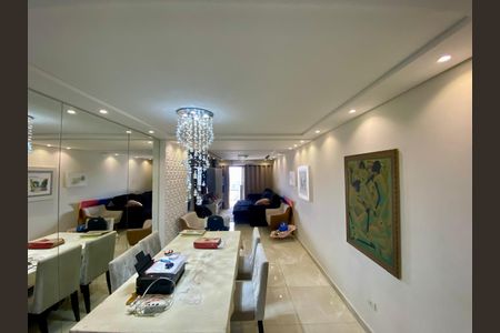 Sala de apartamento para alugar com 3 quartos, 129m² em Canto do Forte, Praia Grande