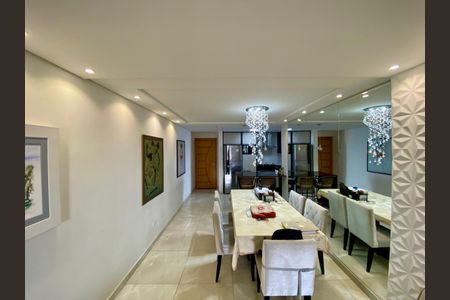 Sala de apartamento para alugar com 3 quartos, 129m² em Canto do Forte, Praia Grande