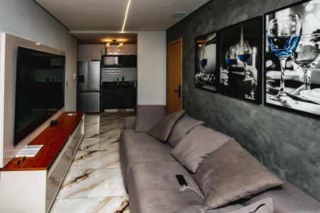Sala de apartamento à venda com 2 quartos, 83m² em Santa Monica, Belo Horizonte