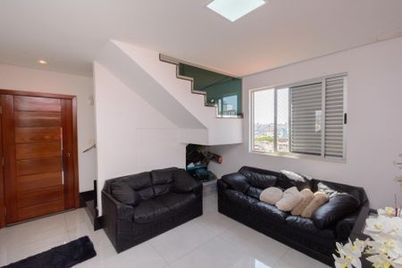 Sala de apartamento à venda com 3 quartos, 160m² em Inconfidentes, Contagem