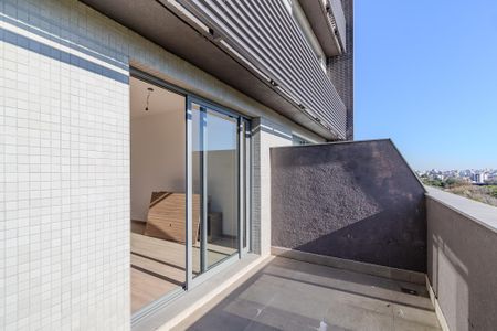 Varanda da Sala de kitnet/studio à venda com 1 quarto, 48m² em Teresópolis, Porto Alegre