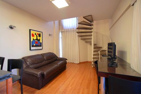 Studio de kitnet/studio para alugar com 1 quarto, 47m² em Savassi, Belo Horizonte