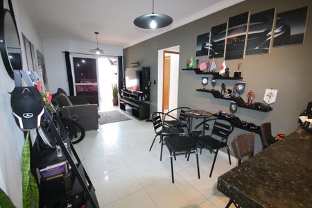 Sala de apartamento para alugar com 2 quartos, 73m² em Aviação, Praia Grande