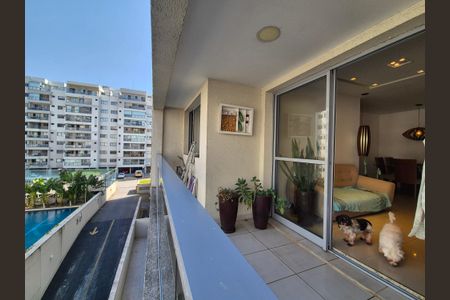 Varanda da Sala de apartamento à venda com 2 quartos, 82m² em Recreio dos Bandeirantes, Rio de Janeiro