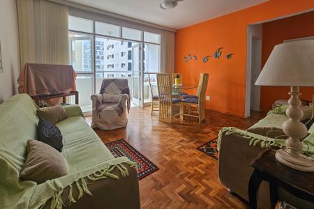 Sala de apartamento para alugar com 2 quartos, 112m² em Barra Funda, Guarujá